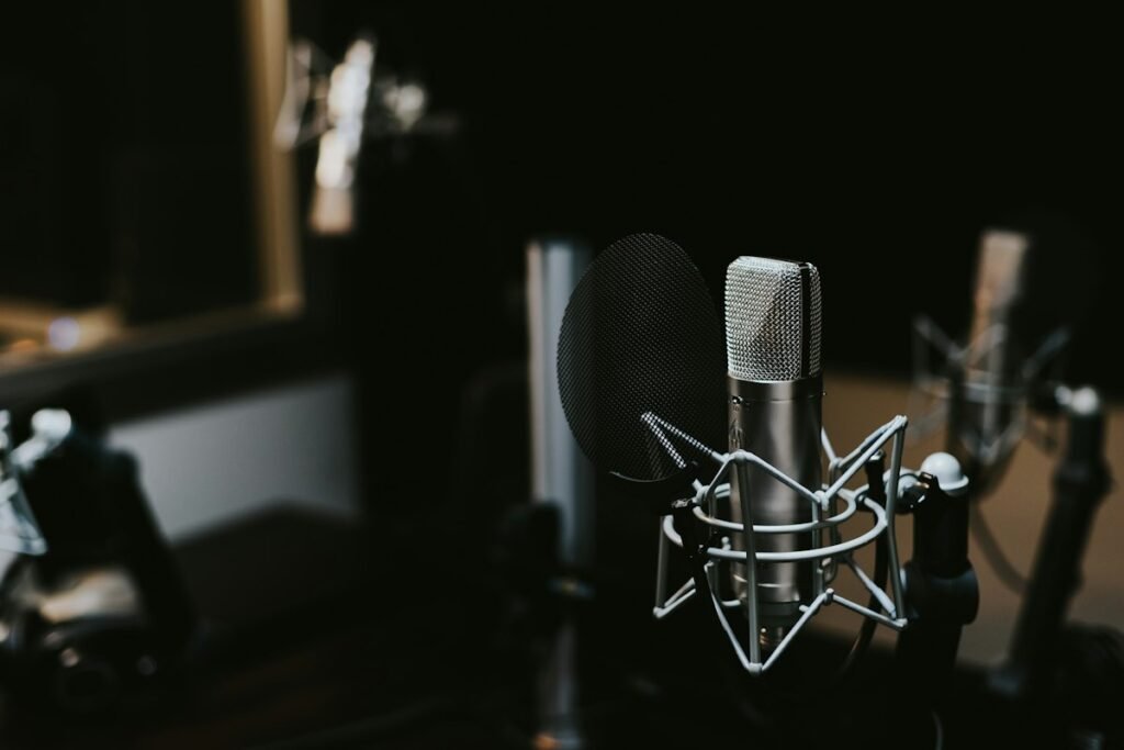 How to start a podcast - microphone and recording equipment