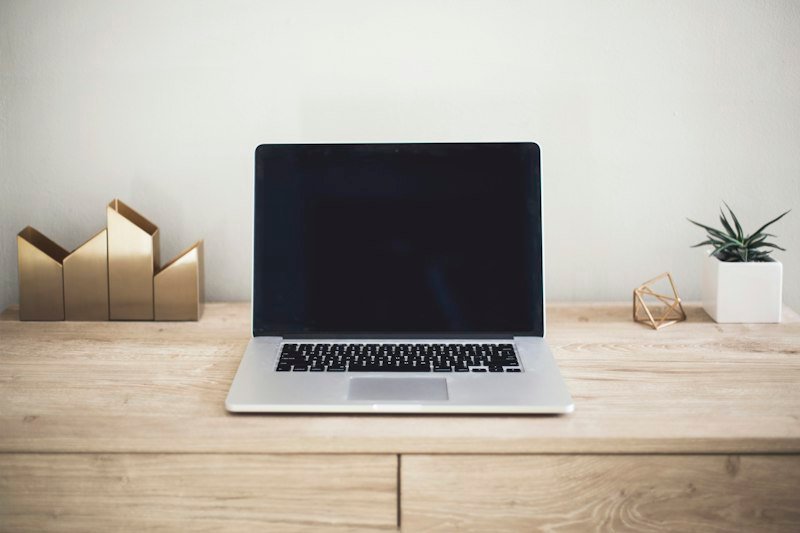 Earn money from home - person working on a laptop at a desk