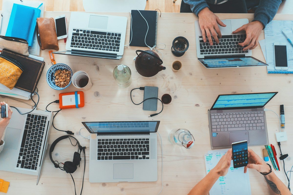 Graphic design jobs online - designer working on a laptop