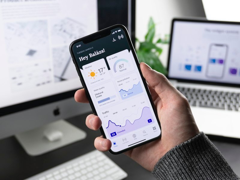 TikTok creator growth - checking video performance on a phone