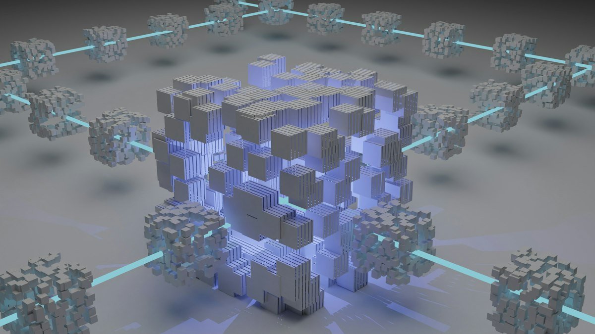 What is blockchain - secure digital transactions concept